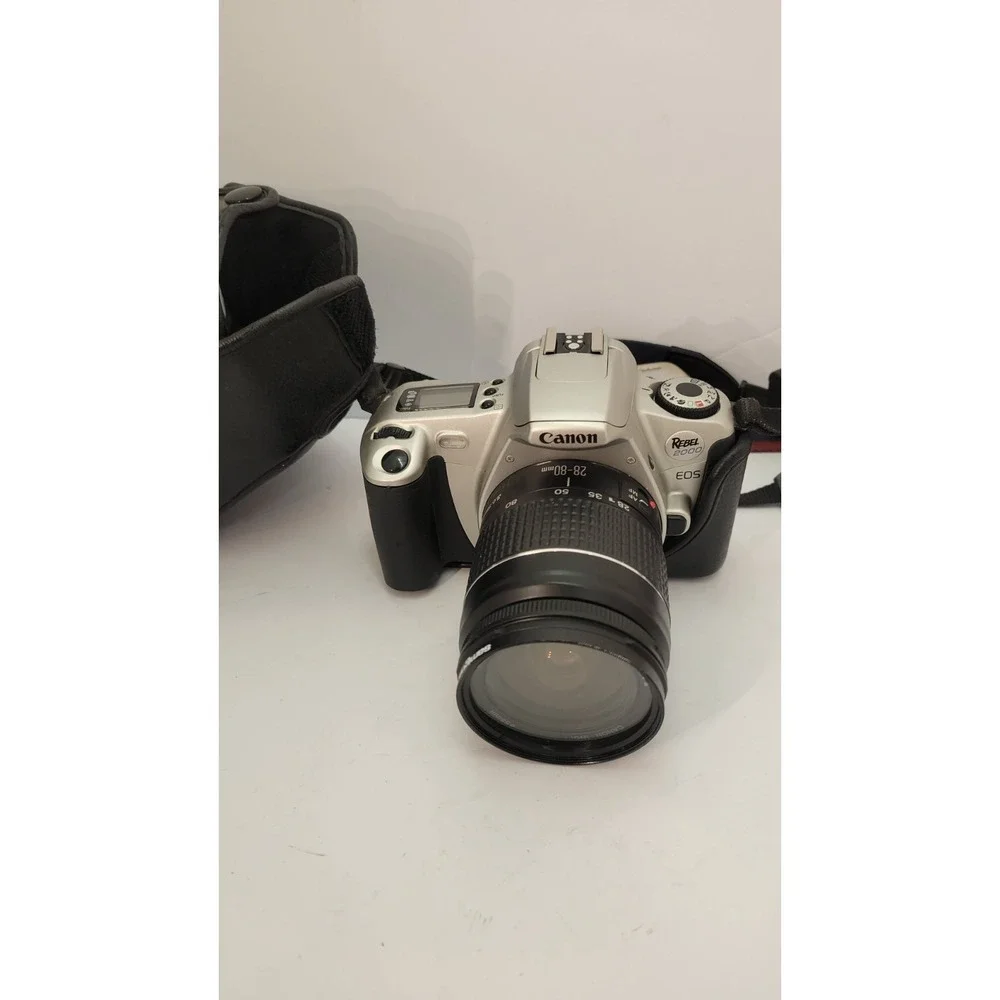 Canon EOS Rebel 2000 35mm Film SLR Camera EF 28-80mm Lens Tested Working Case